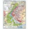 Carte Paul Kaeppelin 4 - REGION ALPESTRE - VILLES - 100 x 120 cm (reproduction ancienne carte scolaire)