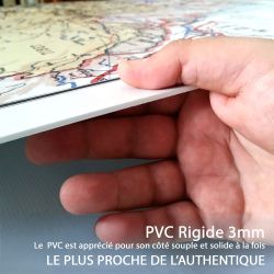 Carte Vidal Lablache 52 - CHINE PHYSIQUE - 120 x 100 cm (reproduction ancienne carte scolaire)