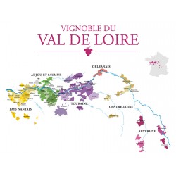 Carte Vignoble du VAL DE LOIRE