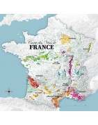 Carte des vins, agriculture et terroirs de France
