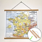 Affiche 60 x 50 cm sur POSTER PAPIER 150 g/m² satiné avec ou sans PORTE AFFICHE MAGNETIQUE EN BOIS - EN STOCK ENVOI RAPIDE