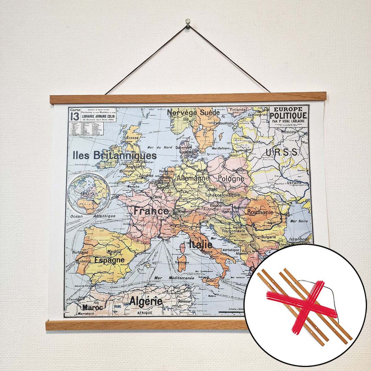 Affiche 60 x 50 cm sur POSTER PAPIER 150 g/m² satiné avec ou sans PORTE AFFICHE MAGNETIQUE EN BOIS - EN STOCK ENVOI RAPIDE