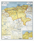 Carte Vidal Lablache 42 BIS - DEPARTEMENT D'ALGER - 100 x 120 cm (reproduction ancienne carte scolaire)