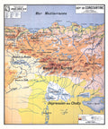 Carte Vidal Lablache 43 - DEPARTEMENT DE CONSTANTINE - 100 x 120 cm (reproduction ancienne carte scolaire)