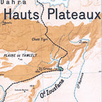Carte Vidal Lablache 44 - MAROC PHYSIQUE - 120 x 100 cm (reproduction ancienne carte scolaire)