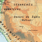Carte Maurice Teissier 46 BIS - EGYPTE ANCIENNE - 100 x 120 cm (reproduction ancienne carte scolaire)