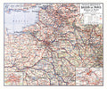 Carte Vidal Lablache 61 BIS - BASSIN DE PARIS - POLITIQUE - 120 x 100 cm (reproduction ancienne carte scolaire)
