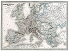 Carte de l'EMPIRE FRANCAIS 1812 - 135 x 100 cm - (Dufour - Dyonnet)