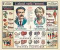 Tableau Mural du Dr. Galtier-Boissiere 6 - ANTI-ALCOOLISME - 120 x 100 cm - (reproduction ancien taleau mural)