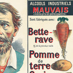 Tableau Mural du Dr. Galtier-Boissiere 6 - ANTI-ALCOOLISME - 120 x 100 cm - (reproduction ancien taleau mural)