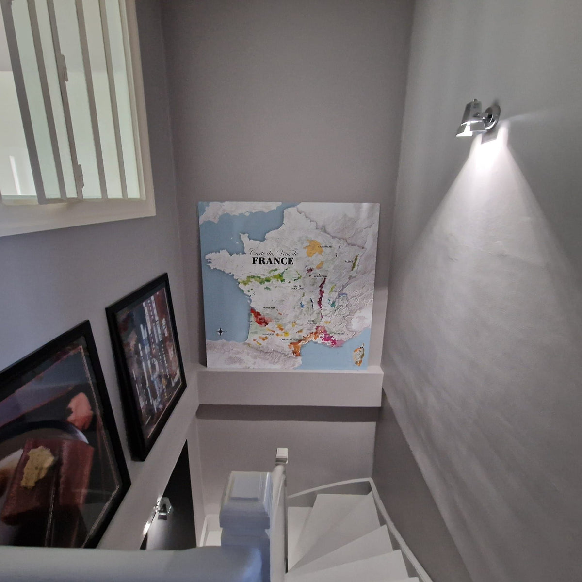 Carte des Vins de France - carrée avec Corse