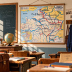 Salle de classe Carte France Cnaux 6