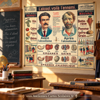 Cartes scolaires L'alcool voila l'ennemi
