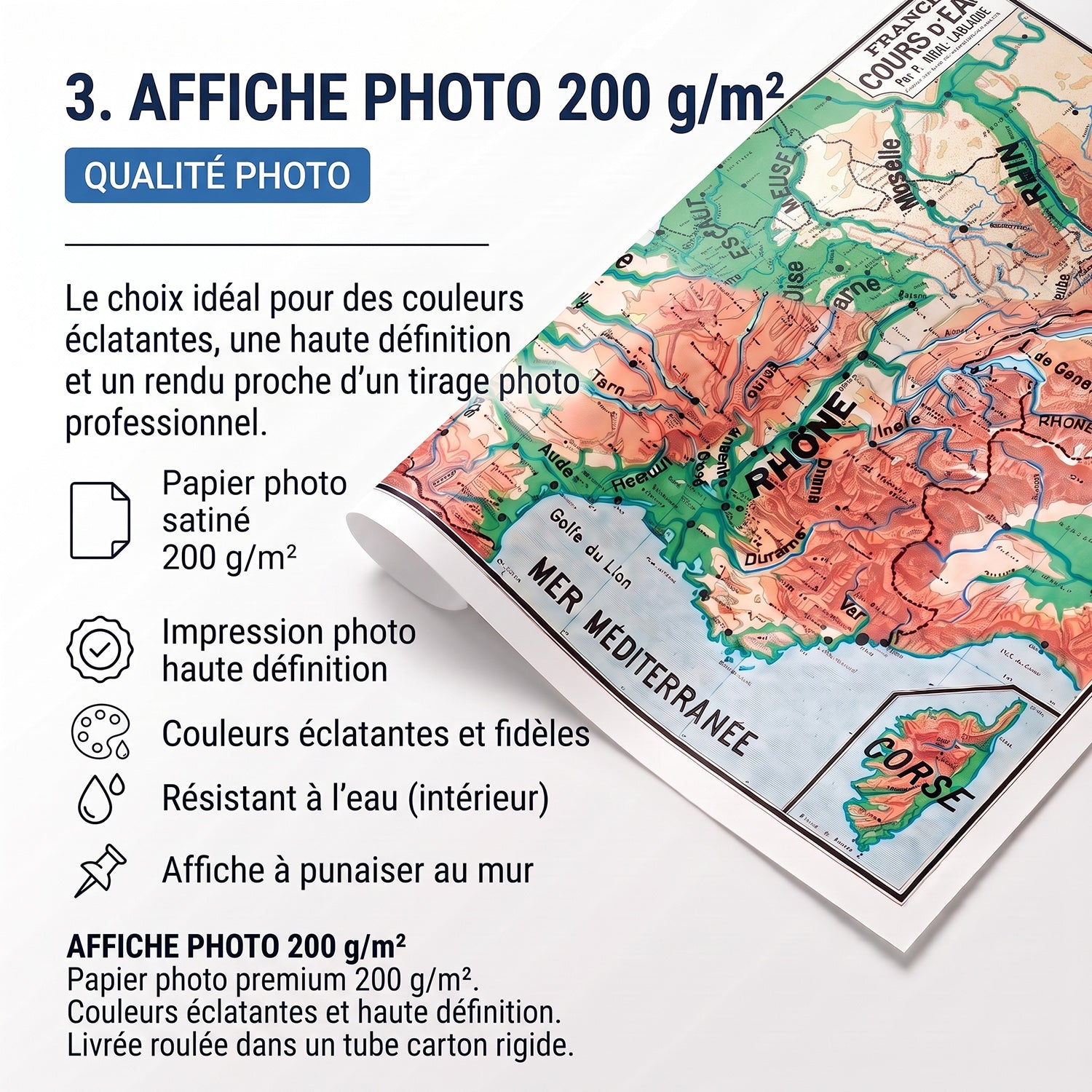 affiche photo 200 g/m²