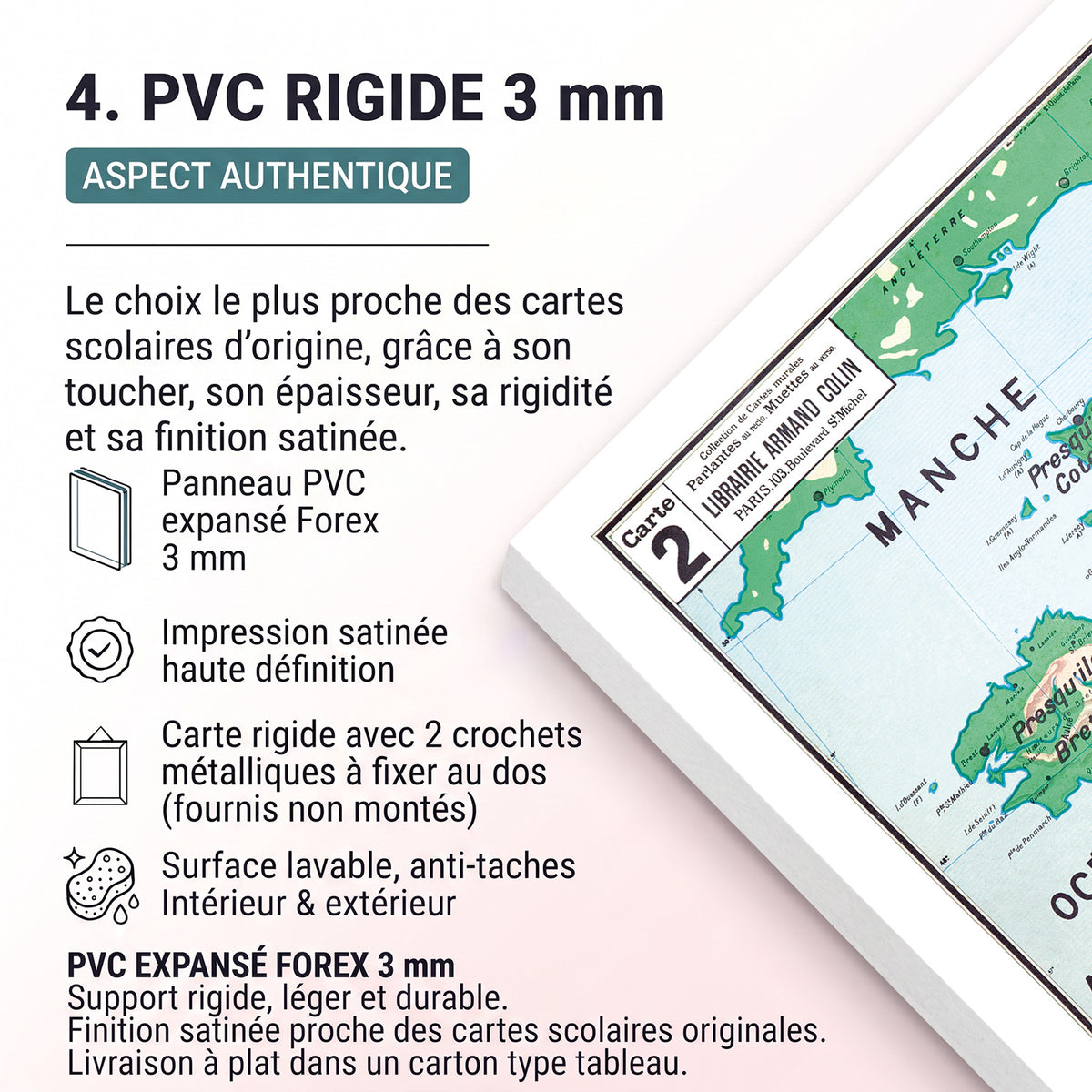 Support PVC Rigide 3 mm