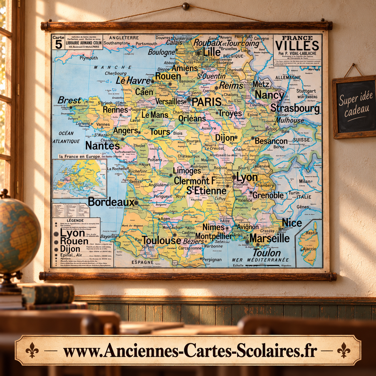 Vidal Lablache - FRANCE VILLES 5 - Salle de Classe